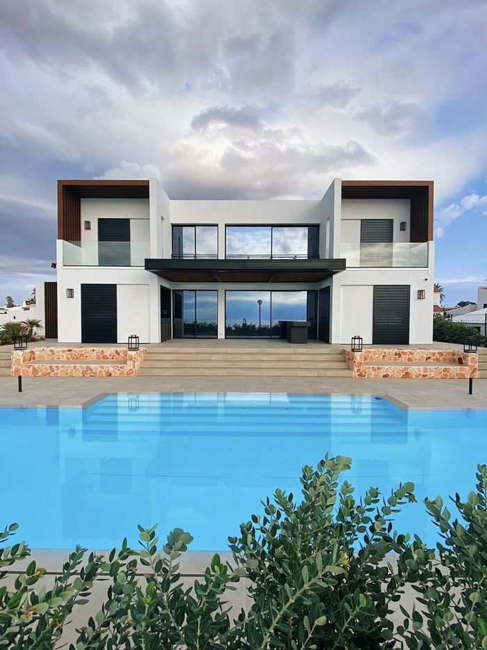 Residential terrace and pool